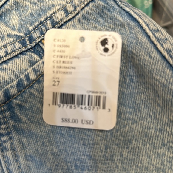 Free People Denim Skirt Skort - Picture 2 of 4